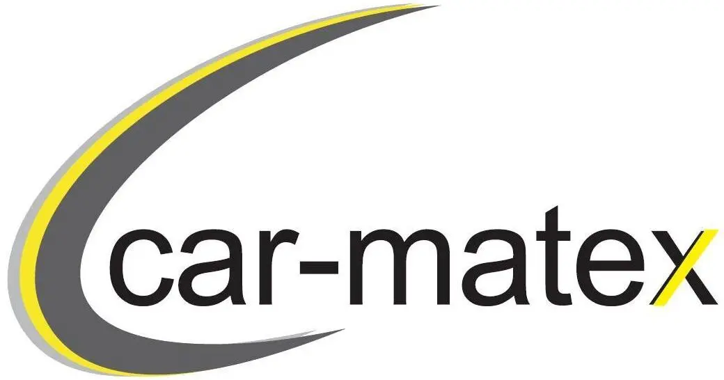 Logo firmy Car-Matex oferującej roboty ziemne, wyburzenia, rozbiórki, tranasport gabarytów i kruszenie betonu